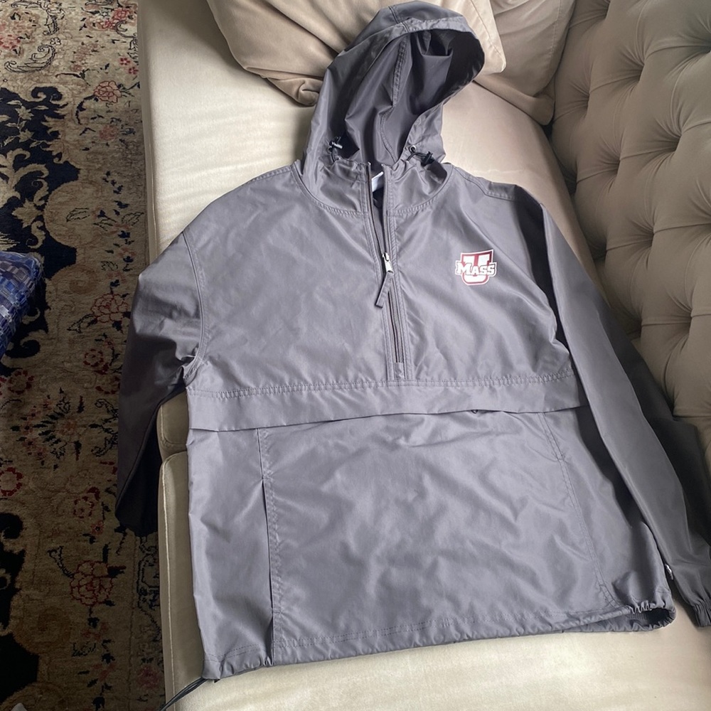 Umass champion, rain jacket